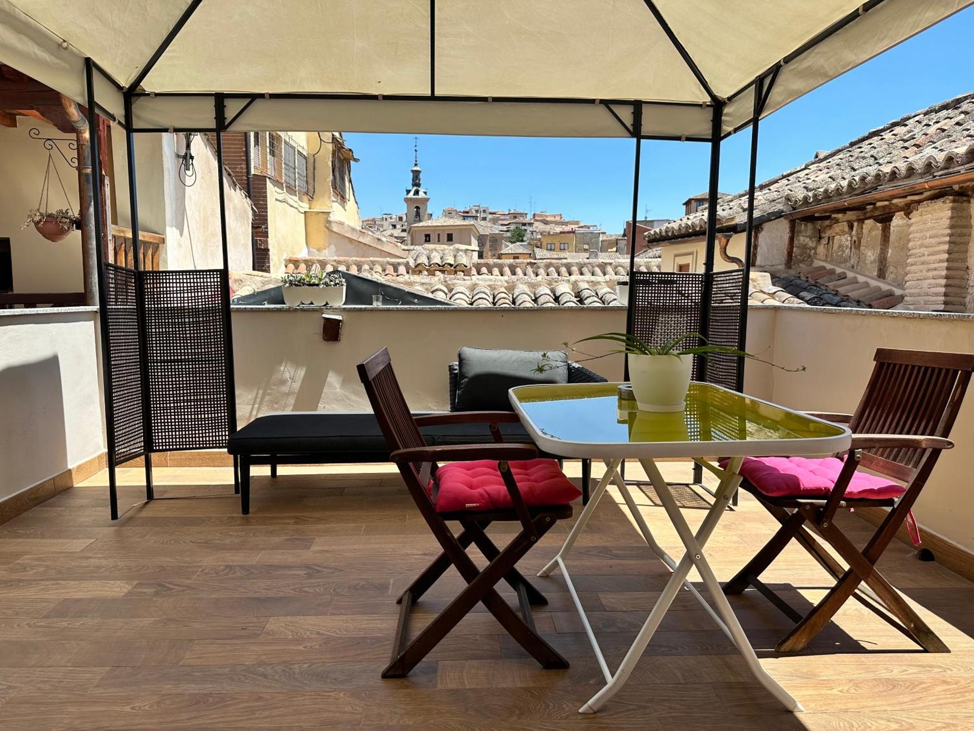 Apartamento Canonigo - Terraza Con Vistas Toledo Luaran gambar